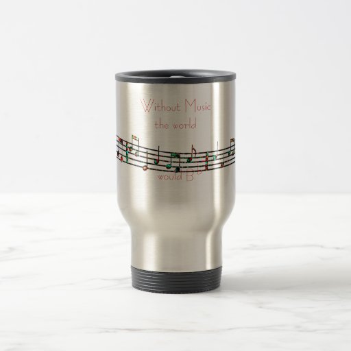 Utan musiktravel mug mugg