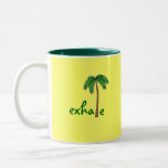 Utandas palmträdet kaffe kopp