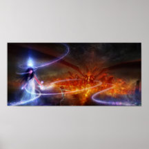 Utherworlds A som vaknar dröm Print