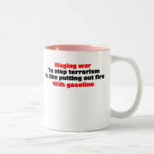 Utkämpa krig kaffe kopp