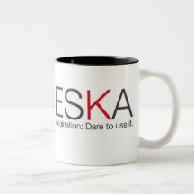 Utmaning att använda den kaffemugg