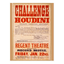 Utmaning Houdini Vykort