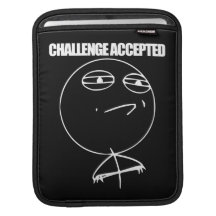 Utmaningen accepterade iPadsleeven Sleeves För iPads