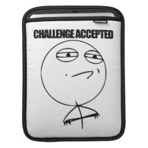 Utmaningen accepterade iPadsleeven Sleeves För iPads