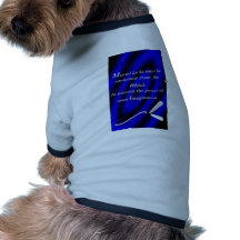 "UTRUSTAR CITATIONSTECKEN~N~RÖRELSE" 4 BÄRA vid CA Hund Tshirt
