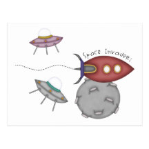 UtrymmeInvaders! Vykort