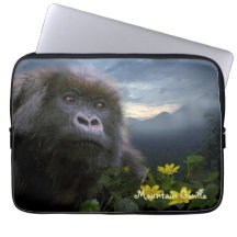 Utsatt för fara laptop sleeve för berggorilladjurl laptopskydd fodral