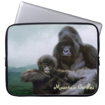 Utsatt för fara laptop sleeve för berggorilladjurl laptopskydd