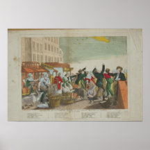 Utseendemässigt av det underbara komet i 1811 print