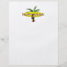 UTSLAGSPLATS Honolulu Full Färg Flygblad