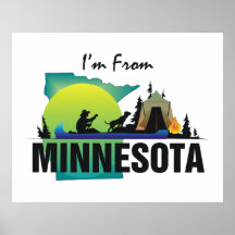 UTSLAGSPLATS mig förmiddag från Minnesota Affischer