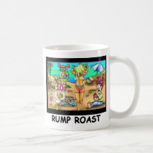 Utslagsplatser & gåvor för bikinirumpastek roliga  kaffe koppar