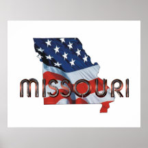 UTSLAGSPLATSMissouri patriot Affischer