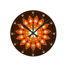 UTSMYCKAD ORANGE BLOMMA KLOCKOR