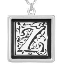 Utsmyckat halsband för Monogram för bröllop för vi
