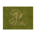 Utsmyckat Monogrambrev R