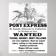 Uttrycklig annonsering för ponny posters