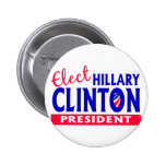 Utvald Hillary Clinton president Knapp Med Nål