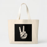 V för seger tote bags