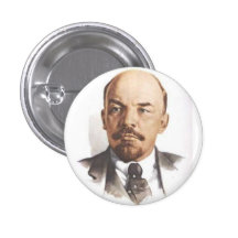 V.I. Lenin klämmer fast Knappar Med Nål