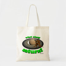 Vad om Saturn? Totot hänger lös Tote Bags