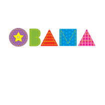 Vadderad Obama T-tröja