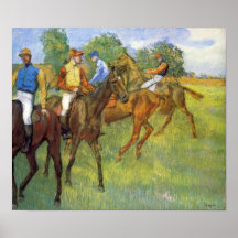 Väg vid Edgar Degas ut Posters