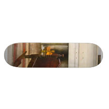 Vagga nära spis skate boards
