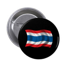 Vågigt den Thailand flagga Knapp Med Nål