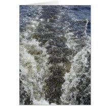 Vak av en segelbåt hälsnings kort