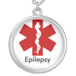 Vaket halsband för medicinsk legitimation - epilep