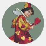 Valentinclownklistermärke
