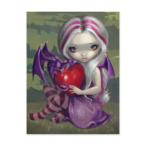 "Valentindrake" vykort