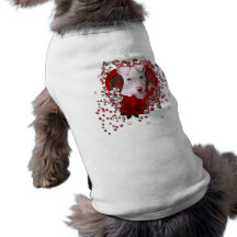 Valentines - nyckel till min hjärta - Pitbull - Pe Kläder För Husdjur