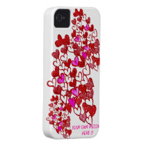 Valentinhjärta IPHONE 4/4s fall-Personifierar! Iphone 4 Cases