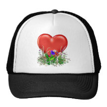 Valentinhjärta Trucker Keps