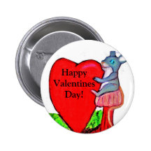 VALENTINMUSEN knäppas Pins