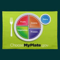 Välj mitt pläterar (gröna) Placemat bordtabletter