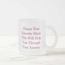 Välj YourFavorite MusicThis ska hjälp dig Thr… Kaffe Mugg