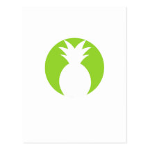 Välkommet grafiskt för ananas vykort