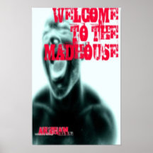 Välkomnande till Madhouseaffischen