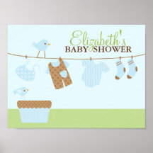 Välkomnandet för babytvättbaby shower undertecknar print