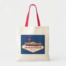 Välkomnandet till vårt sagolika Las Vegas bröllop  Tote Bags