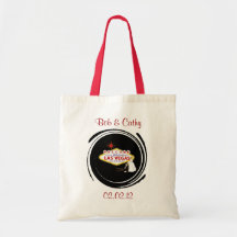 Välkomnandet till vårt sagolika Las Vegas bröllop  Tote Bag