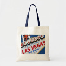 Välkomnandet till vårt sagolika Las Vegas BRÖLLOP  Tote Bag