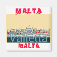 Valletta Magnet För Kylskåp