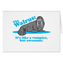 Valrossvampyren Hälsningskort