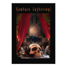 Välsignad Samhain annalkande inbjudan - Ravenshåla