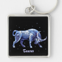 Valuegem Oxen Horroscope Keychain Nyckel Ring