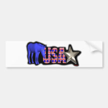 ValxArt demokratUSA design Bildekal